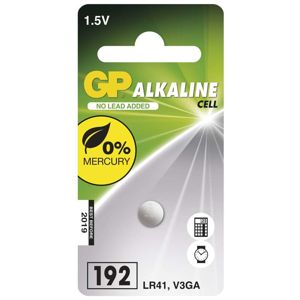 GP Batteries GP Alkalická knoflíková baterie GP LR41 (192F), blistr 1041019211