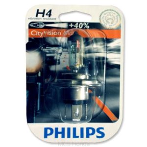 Philips H4 CityVision Moto 55W 12342CTVBW +40% motožárovka