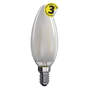 EMOS Lighting EMOS LED žárovka Filament Candle matná A++ 4W E14 teplá bílá 1525281205