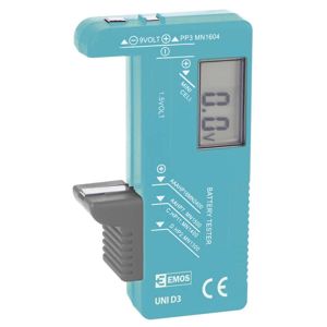 EMOS Univerzální tester baterií AA,AAA,C,D,9V, knoflíkové 2203003000