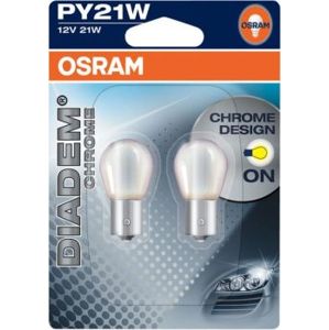 OSRAM PY21W 7507DC-02B DIADEM Chrome, 21W, 12V, BAU15s duo box 4052899418011