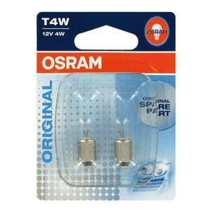 OSRAM T4W 3893-02B, 4W, 12V, BA9s blistr duo box