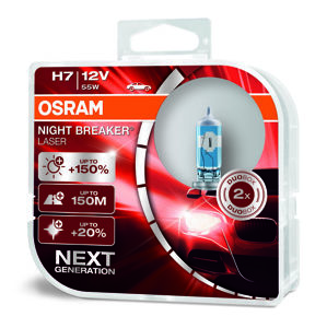 OSRAM H7 64210NL-HCB NIGHT BREAKER LASER +150% 55W