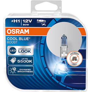 OSRAM H1 cool blue BOOST 62150CBB-HCB 5500K 80W 12V duobox NENÍ HOMOLOGOVÁNO 4062172058919
