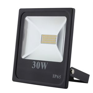 FKT LED reflektor Slim SMD 30W černý, 5500K, 2700lm, IP65, 4738301