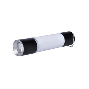 Solight LED ruční nabíjecí svítilna s kampingovou lucernou, 250lm, Li-Ion, power bank, USB WN43