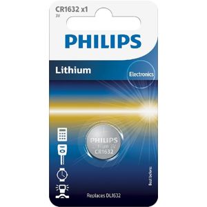 Lithiová knoflíková baterie Philips CR1632, blistr