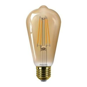 Philips Vintage LED filament žárovka E27 ST64 7W (40W) 470lm 1800K nestmívatelná, zlatá