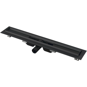 Sprchový žlab Alca 65 cm nerez černá mat APZ101BLACK-650