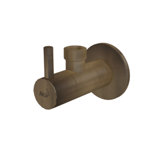 Rohový ventil Alca s filtrem 1/2"×1/2", kulatý, bronz-antic ARV003ANTIC
