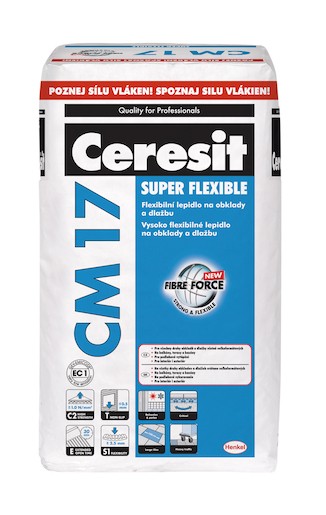 Lepidlo Ceresit CM 17 šedá 25 kg C2TE S1 CM1725