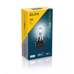 ELTA H11 VisionProBlue +50% 55W 12V PGJ19-2 sada 2ks EB2711TR