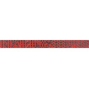 Listela Rako Trinity červená 3,5x40 cm, lesk WLAN9093.1