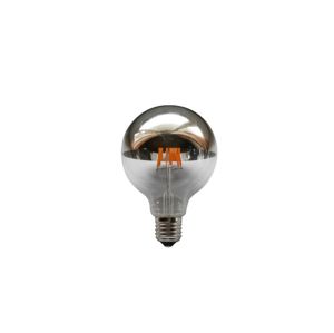 ACA LIGHTING CZECH s.r.o. ACA LED Half Silver Globe G95 E27 6W DIM 2700K