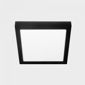 KOHL LIGHTING KOHL-Lighting DISC SLIM SQ stropní svítidlo 225x225 mm černá 24 W CRI 80 3000K PHASE CUT