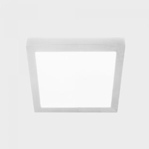 KOHL LIGHTING KOHL-Lighting DISC SLIM SQ stropní svítidlo 225x225 mm bílá 24 W CRI 80 3000K PUSH