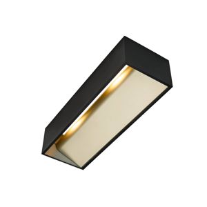 SLV BIG WHITE LOGS IN L Indoor, nástěnné LED svítidlo, černé/zlaté, 2000-3000K, DIM-TO-WARM 1002928