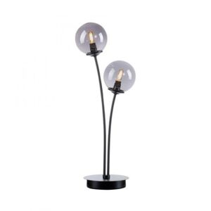 PAUL NEUHAUS LEUCHTEN DIREKT Stolní lampa, černá, skleněné koule, jednoduchý design LD 14705-18