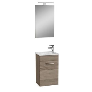 Koupelnová sestava s umyvadlem zrcadlem a osvětlením Vitra Mia 39x61x28 cm cordoba MIASET40C
