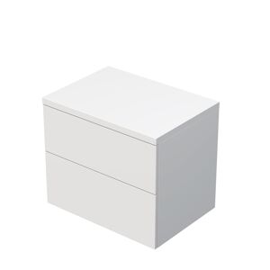 Koupelnová skříňka pod umyvadlo na desku Naturel Ratio 70x59,6x50 cm bílá mat ND702Z56PU.A3416