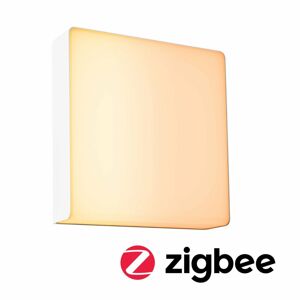 PAULMANN LED venkovní nástěnné svítidlo Smart Home Zigbee 3.0 Azalena pohybové čidlo HF senzor IP44 250x97mm CCT 8,5W 230V bílá umělá hmota/hliník