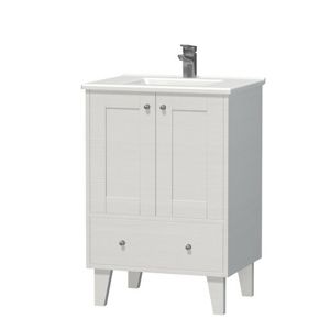 Koupelnová skříňka s umyvadlem Naturel Provence 60x46 cm bílá PROVENCE60BT
