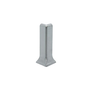 Roh k soklu Progress Profile vnější hliník kartáčovaný lesklý stříbrná, výška 60 mm, REZCTBS602