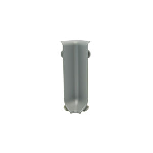 Roh k soklu Progress Profile vnitřní hliník elox stříbrná, výška 60 mm, RIZCTAA605