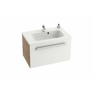 Koupelnová skříňka pod umyvadlo Ravak Chrome 60x49 cm cappuccino/bílá X000000961