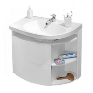 Koupelnová skříňka pod umyvadlo Ravak Rosa 78x55 cm bílá X000000328