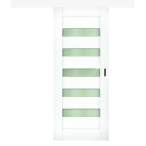Interiérové dveře Naturel Accra posuvné 70 cm bílé ACCRACPLB70PO + posuvný systém