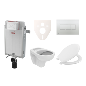 Cenově zvýhodněný závěsný WC set Alca k zazdění + WC S-Line S-line Pro SIKOAP5