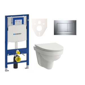 Cenově zvýhodněný závěsný WC set Geberit do lehkých stěn / předstěnová montáž+ WC Laufen Laufen Pro Nordic SIKOGES3H6