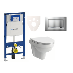 Cenově zvýhodněný závěsný WC set Geberit do lehkých stěn / předstěnová montáž+ WC Laufen Laufen Pro Nordic SIKOGES3H7