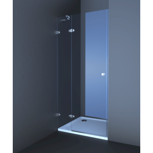 Sprchové dveře Anima T-Glass jednokřídlé 90 cm, čiré sklo, chrom profil TGD290T