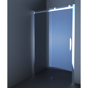 Sprchové dveře Anima T-Linea posuvné 120 cm, čiré sklo, chrom profil TLD120TL