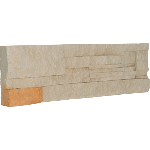 Obklad Vaspo kámen lámaný béžová 10,7x36 cm reliéfní V53003