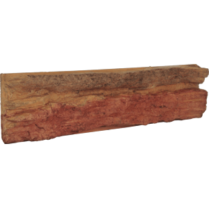 Obklad Vaspo skála ohnivá oranžovočervená 8,6x38,8 cm reliéfní V55100