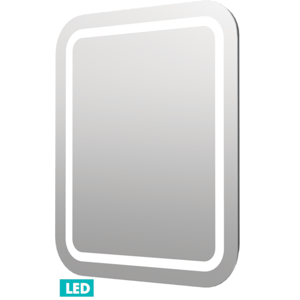 Zrcadlo s LED osvětlením Naturel Iluxit 60x70 cm ZIL6070KLEDS