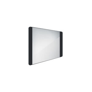 Zrcadlo bez senzoru Naturel 80x60 cm černá ZIL8060LEDC