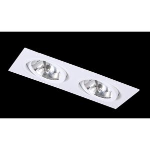 BPM Vestavné svítidlo Aluminio Blanco, bílá, 2x75W, 230V 4251GU