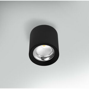 CENTURY Stropní svítidlo LED RONDO černé pr.90x90mm 10W 230V 3000K 45d IP20