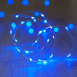 KZ BL22B DecoLED LED světelný řetěz na baterie - modrý, 20 diod, 2,3 m
