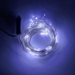 DecoLED LED světelný řetěz - 12 x 1,5 m, ledově bílá, 180 diod