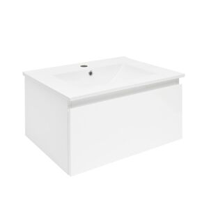 Koupelnová skříňka s umyvadlem SAT B-Way 59x30x45 cm bílá lesk BWAY60WU4