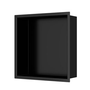 Vestavná polička SAT Aurum černá matná 30x30 cm SATAURN3030MB