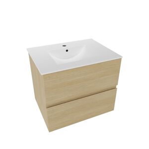 Koupelnová skříňka s umyvadlem Naturel Verona 60x50x45,5 cm světlé dřevo mat VERONA60SDU3