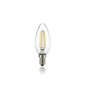 LED Žárovka Ideal Lux Classic E14 4W 153933 4000K oliva
