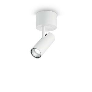 LED Stropní přisazené bodové svítidlo Ideal Lux PLAY PL1 WH 258287 7W 520lm 3000K IP20 6cm bílé