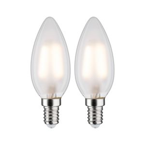 PAULMANN LED svíčka 3 W E14 mat teplá bílá 2ks-sada 286.36 P 28636